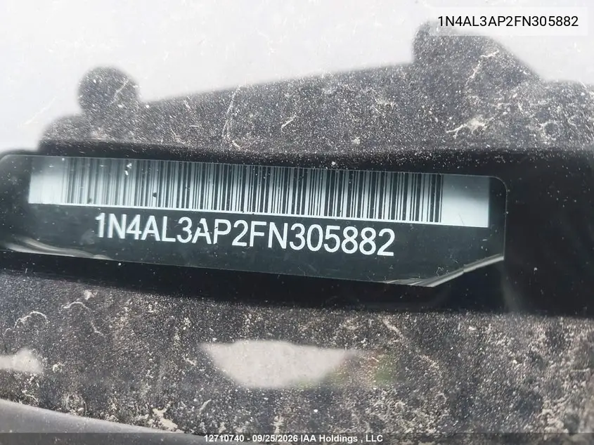 2015 NISSAN ALTIMA VIN 1N4AL3AP2FN305882 — фото 19