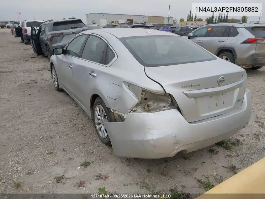 2015 NISSAN ALTIMA VIN 1N4AL3AP2FN305882 — фото 3