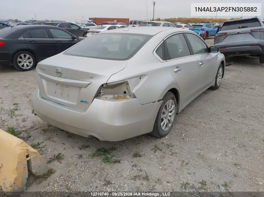 2015 NISSAN ALTIMA VIN 1N4AL3AP2FN305882 — фото 4