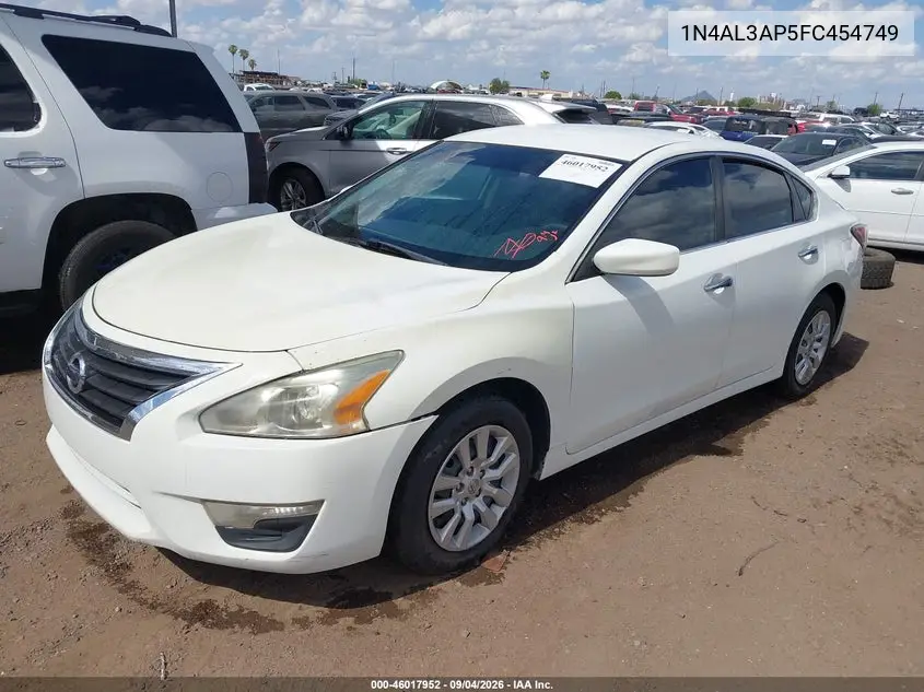 2015 NISSAN ALTIMA VIN 1N4AL3AP5FC454749 — фото 2
