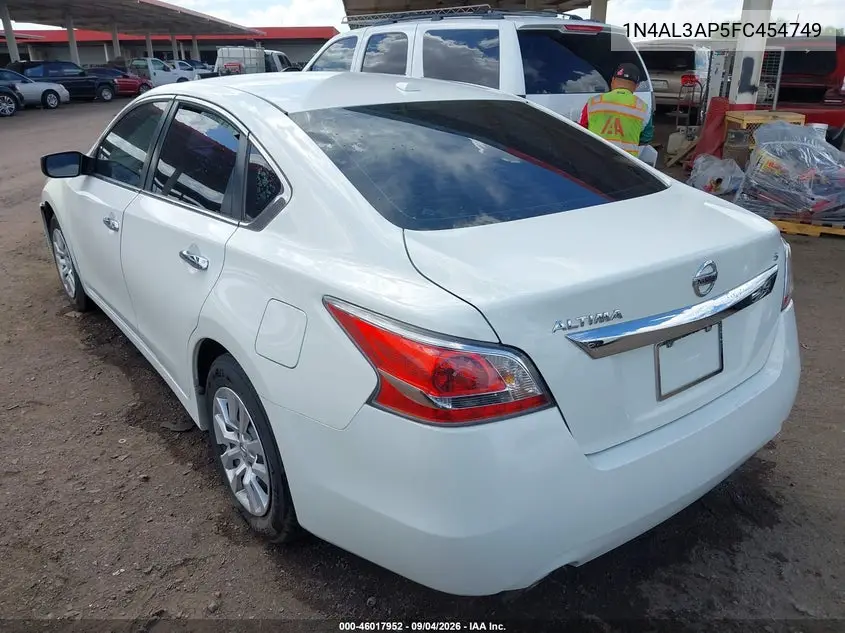 2015 NISSAN ALTIMA VIN 1N4AL3AP5FC454749 — фото 3