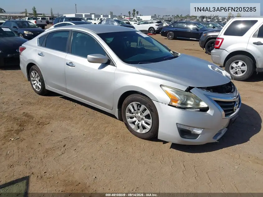 NISSAN ALTIMA 2015, VIN 1N4AL3AP6FN305285