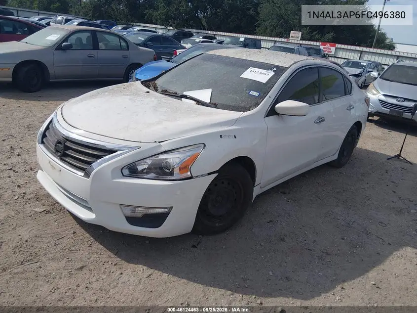 2015 NISSAN ALTIMA VIN 1N4AL3AP6FC496380 — фото 2