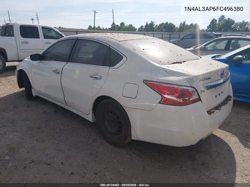 2015 NISSAN ALTIMA VIN 1N4AL3AP6FC496380 — фото 3