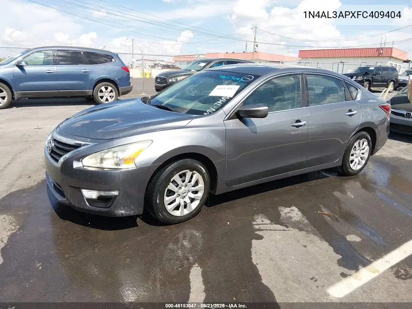 2015 NISSAN ALTIMA VIN 1N4AL3APXFC409404 — фото 2
