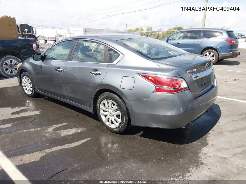 2015 NISSAN ALTIMA VIN 1N4AL3APXFC409404 — фото 3