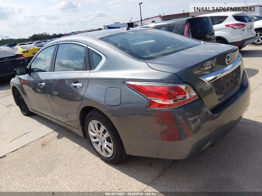 2015 NISSAN ALTIMA VIN 1N4AL3AP6FN865243 — фото 3