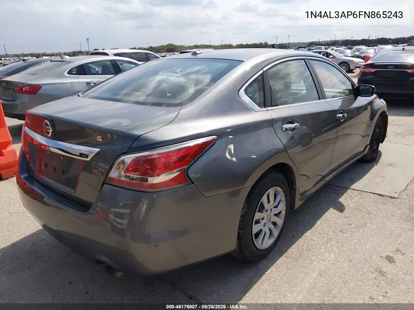2015 NISSAN ALTIMA VIN 1N4AL3AP6FN865243 — фото 4