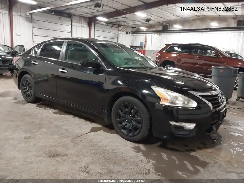 NISSAN ALTIMA 2015, VIN 1N4AL3AP9FN872882
