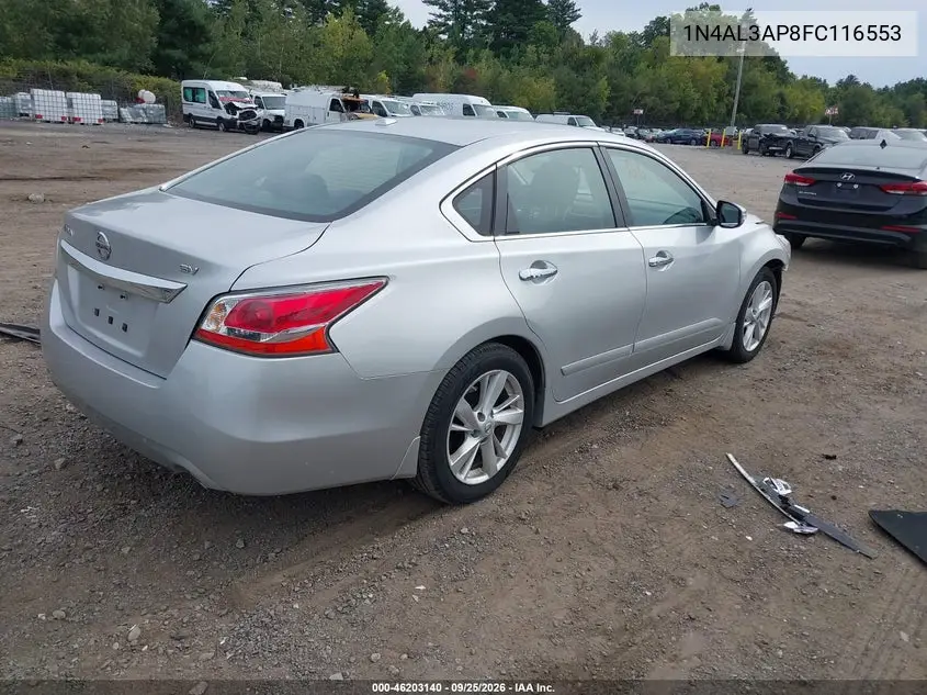 2015 NISSAN ALTIMA VIN 1N4AL3AP8FC116553 — фото 4