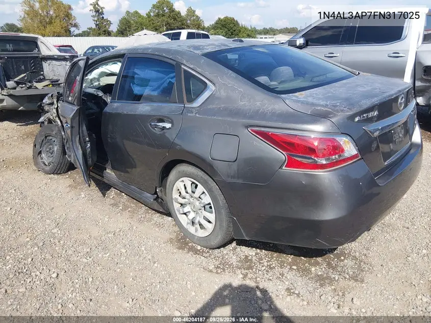 2015 NISSAN ALTIMA VIN 1N4AL3AP7FN317025 — фото 3