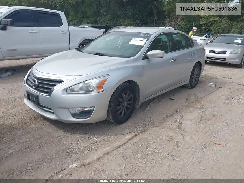 2015 NISSAN ALTIMA VIN 1N4AL3AP5FC591836 — фото 2