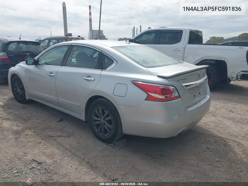 2015 NISSAN ALTIMA VIN 1N4AL3AP5FC591836 — фото 3