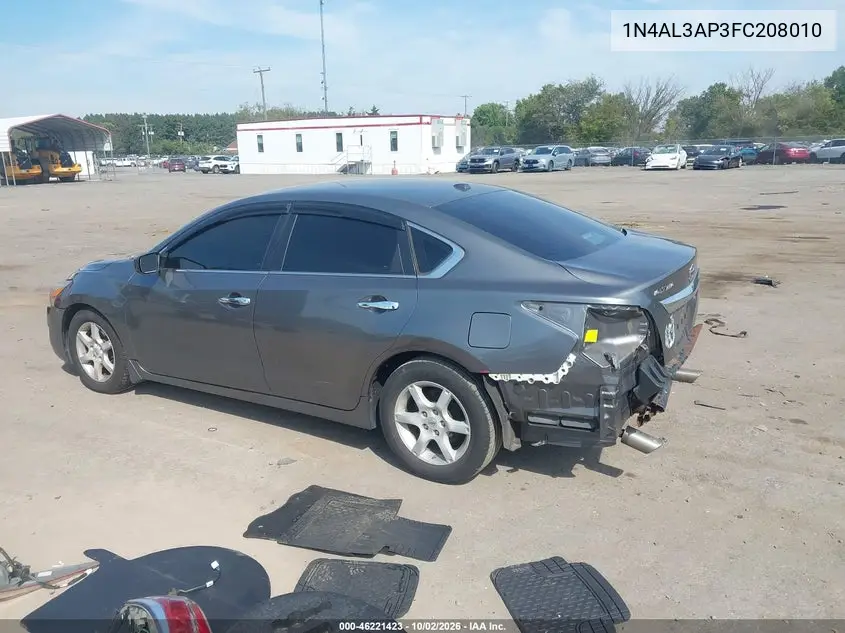 2015 NISSAN ALTIMA VIN 1N4AL3AP3FC208010 — фото 3
