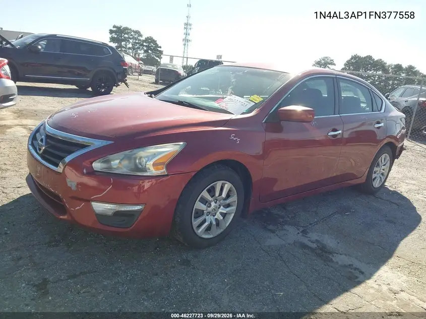 2015 NISSAN ALTIMA VIN 1N4AL3AP1FN377558 — фото 2