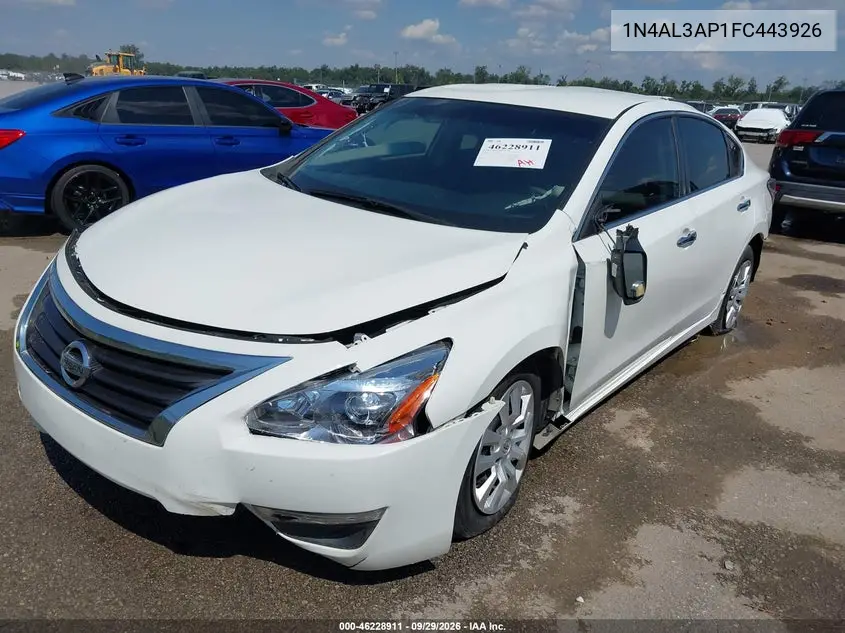 2015 NISSAN ALTIMA VIN 1N4AL3AP1FC443926 — фото 2