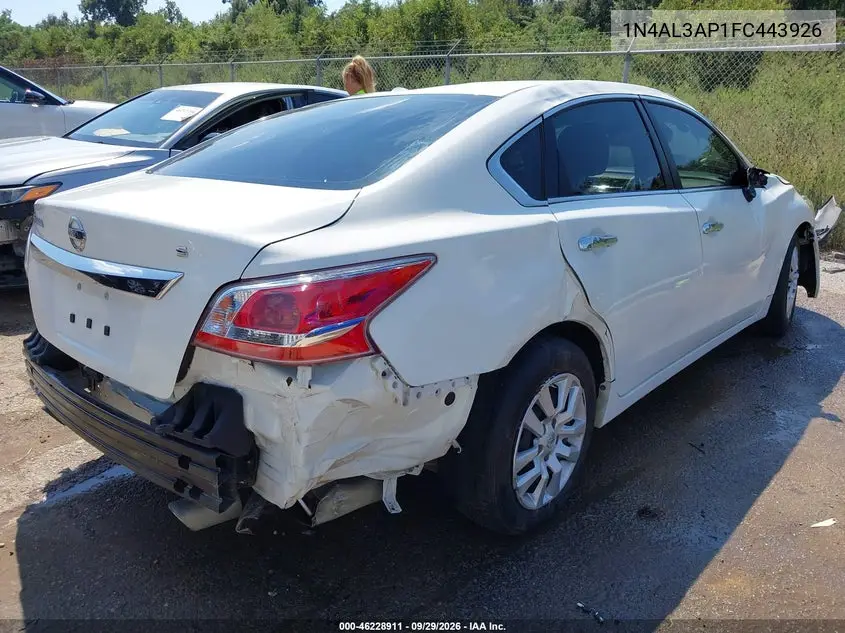 2015 NISSAN ALTIMA VIN 1N4AL3AP1FC443926 — фото 4