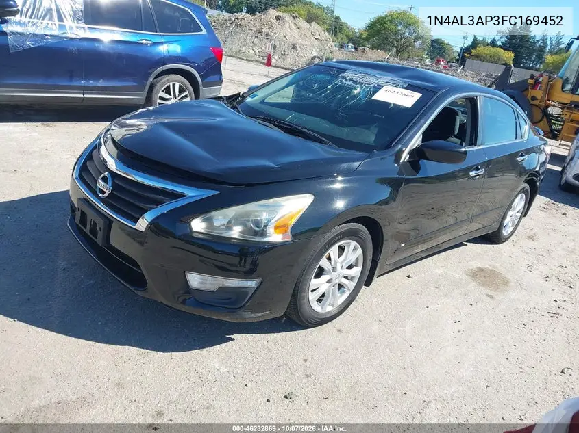 2015 NISSAN ALTIMA VIN 1N4AL3AP3FC169452 — фото 2