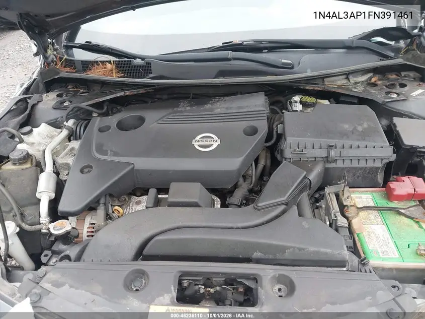 2015 NISSAN ALTIMA VIN 1N4AL3AP1FN391461 — фото 10