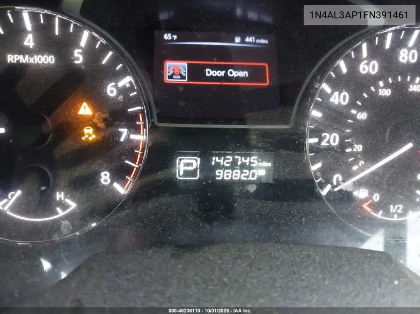 2015 NISSAN ALTIMA VIN 1N4AL3AP1FN391461 — фото 15