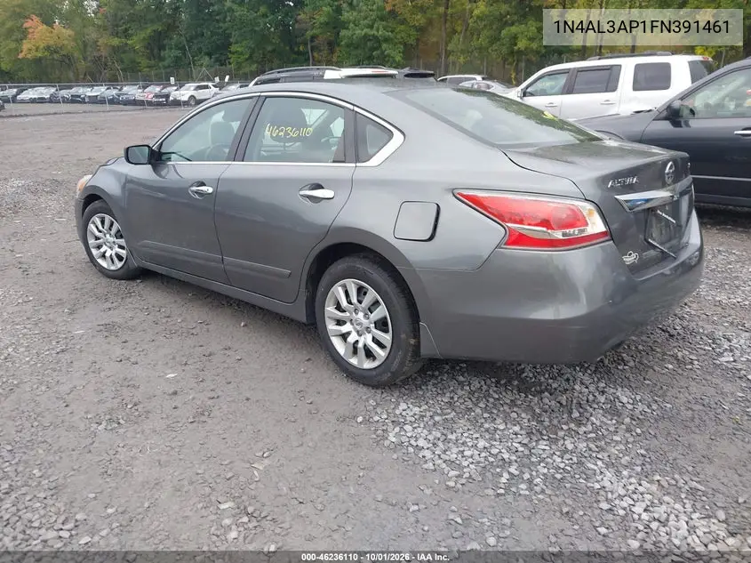 2015 NISSAN ALTIMA VIN 1N4AL3AP1FN391461 — фото 3