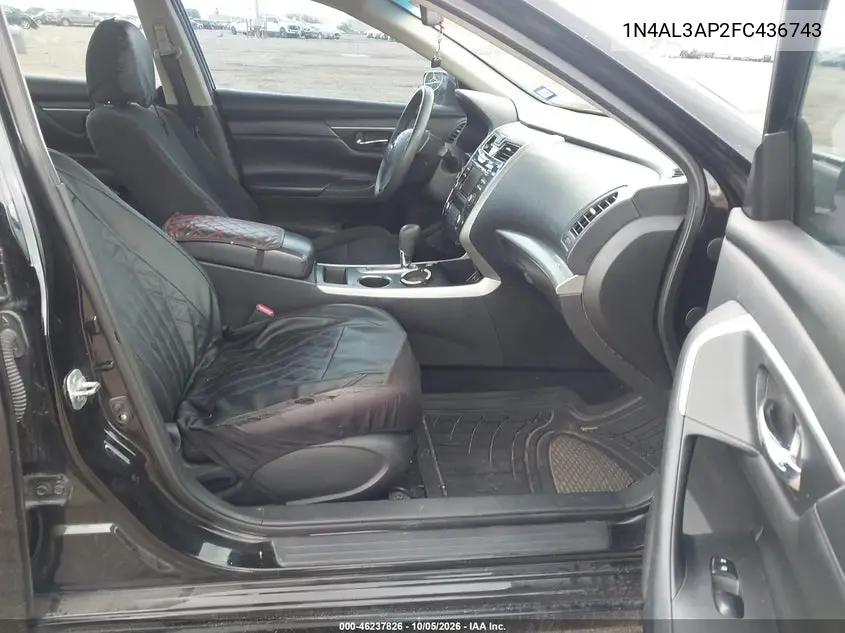 2015 NISSAN ALTIMA VIN 1N4AL3AP2FC436743 — фото 5