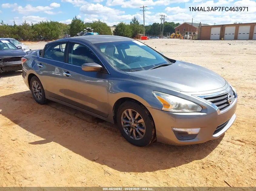 NISSAN ALTIMA 2015, VIN 1N4AL3AP7FC463971