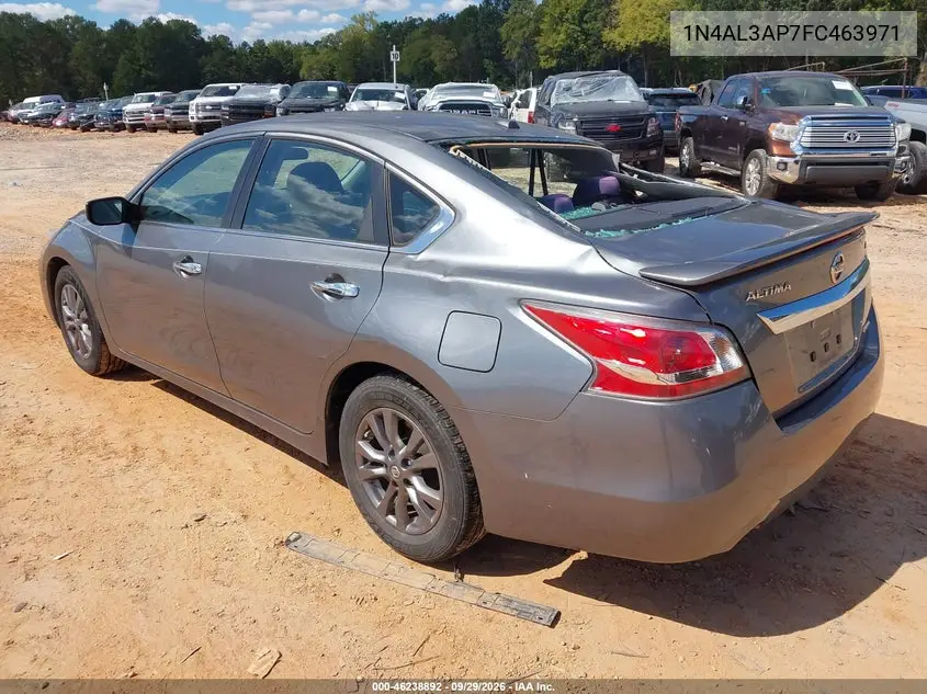 2015 NISSAN ALTIMA VIN 1N4AL3AP7FC463971 — фото 3