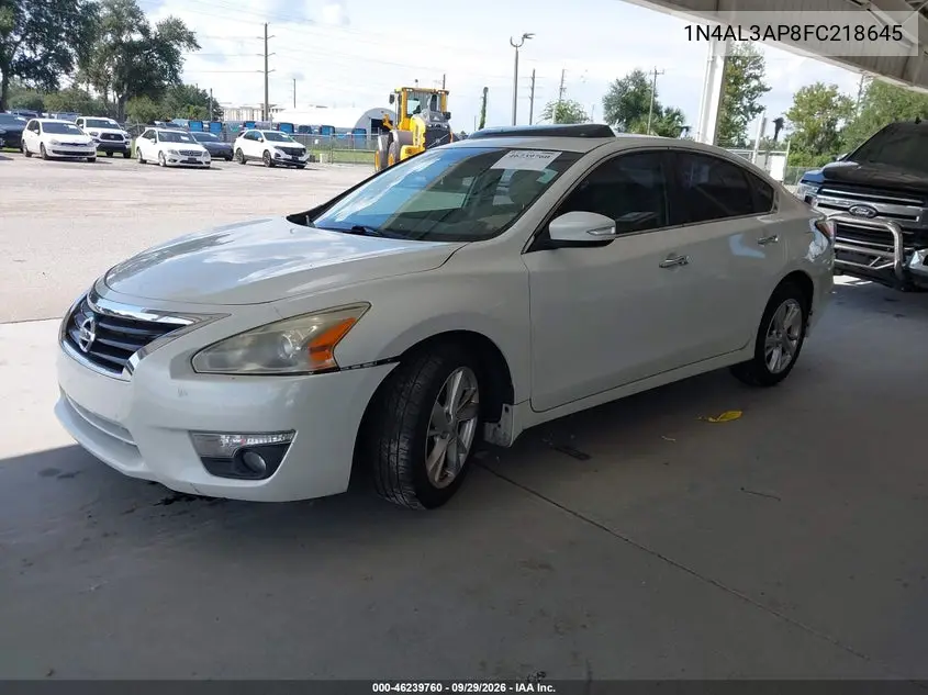 2015 NISSAN ALTIMA VIN 1N4AL3AP8FC218645 — фото 2