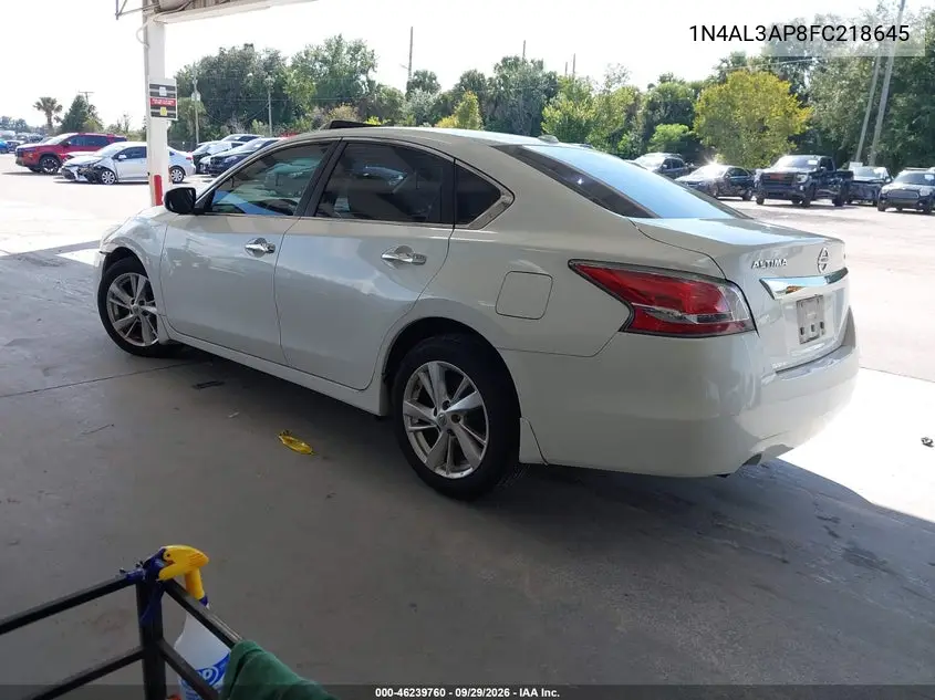 2015 NISSAN ALTIMA VIN 1N4AL3AP8FC218645 — фото 3