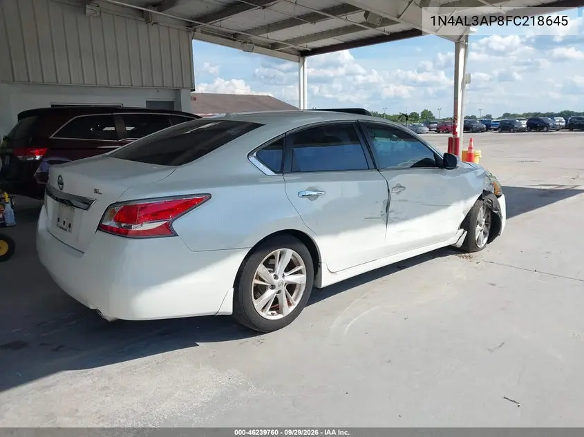 2015 NISSAN ALTIMA VIN 1N4AL3AP8FC218645 — фото 4