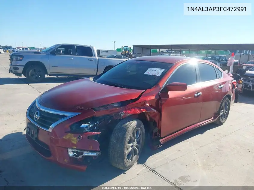 2015 NISSAN ALTIMA VIN 1N4AL3AP3FC472991 — фото 2