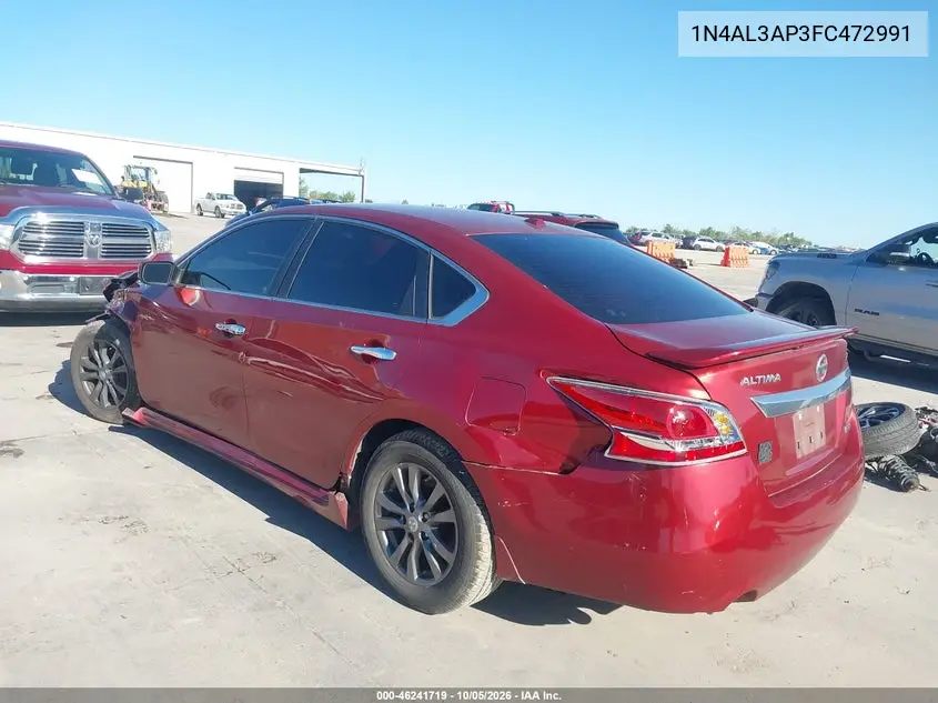 2015 NISSAN ALTIMA VIN 1N4AL3AP3FC472991 — фото 3