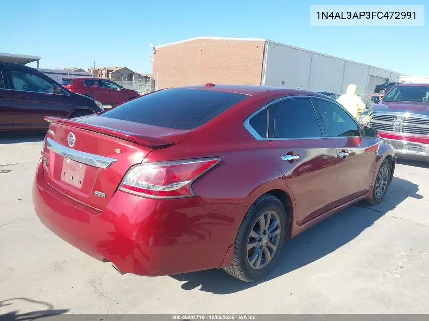 2015 NISSAN ALTIMA VIN 1N4AL3AP3FC472991 — фото 4