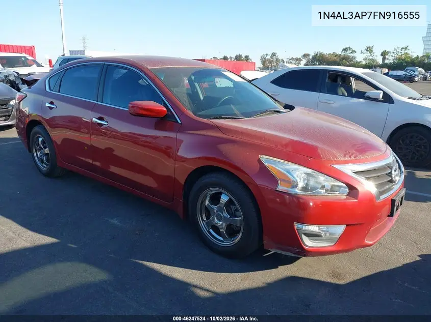 NISSAN ALTIMA 2015, VIN 1N4AL3AP7FN916555
