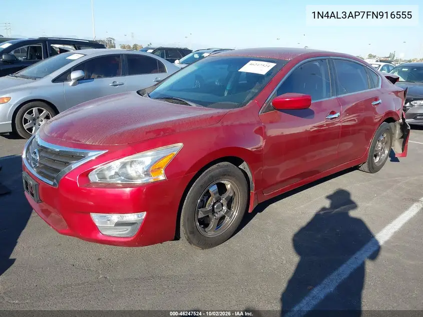 2015 NISSAN ALTIMA VIN 1N4AL3AP7FN916555 — фото 2