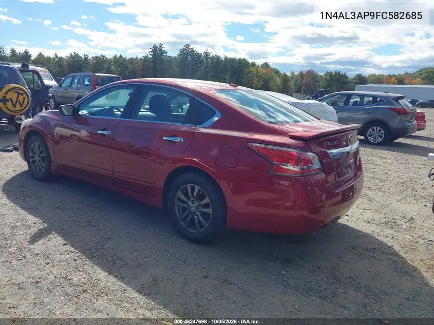 2015 NISSAN ALTIMA VIN 1N4AL3AP9FC582685 — фото 3