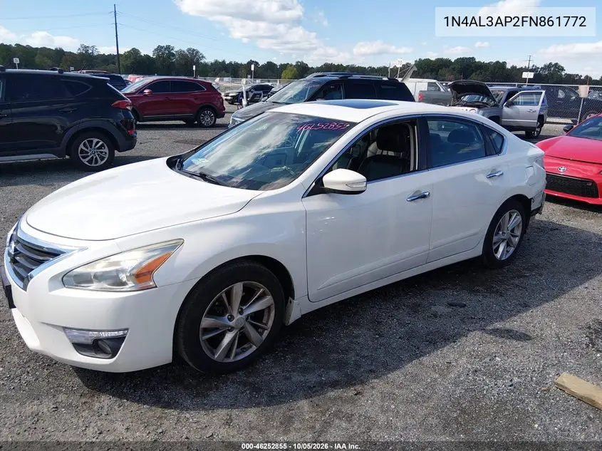 2015 NISSAN ALTIMA VIN 1N4AL3AP2FN861772 — фото 2