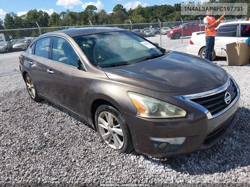 NISSAN ALTIMA 2015, VIN 1N4AL3AP4FC197731