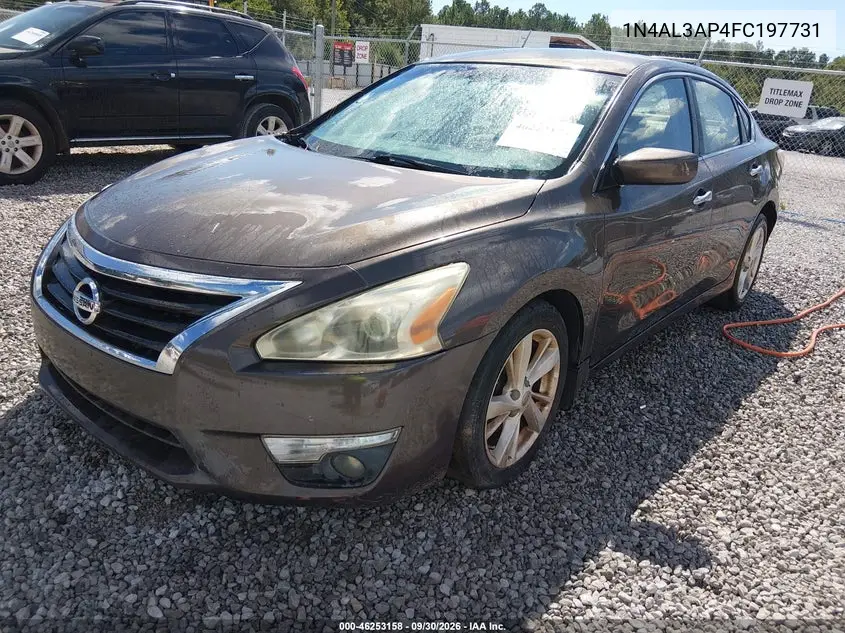 2015 NISSAN ALTIMA VIN 1N4AL3AP4FC197731 — фото 2