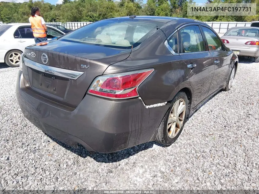 2015 NISSAN ALTIMA VIN 1N4AL3AP4FC197731 — фото 4