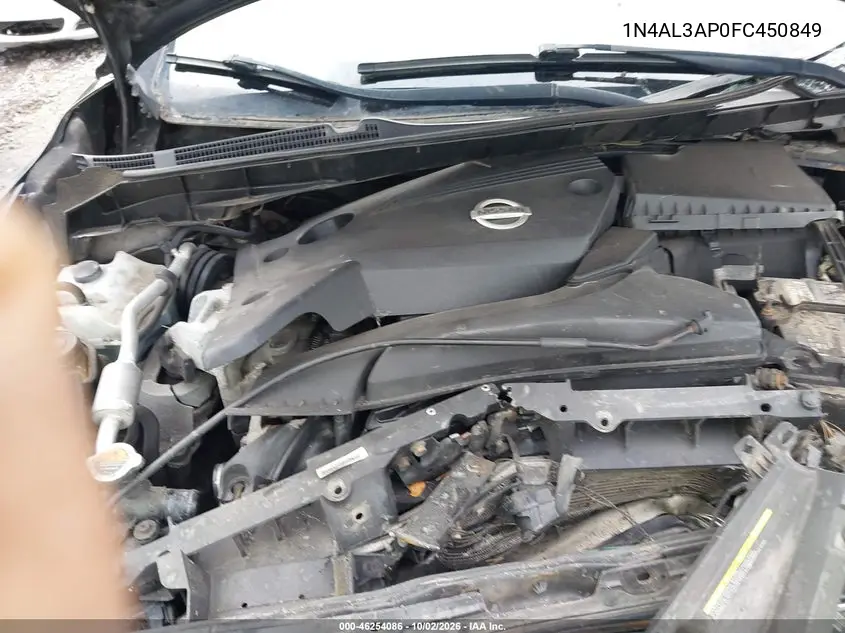 2015 NISSAN ALTIMA VIN 1N4AL3AP0FC450849 — фото 10