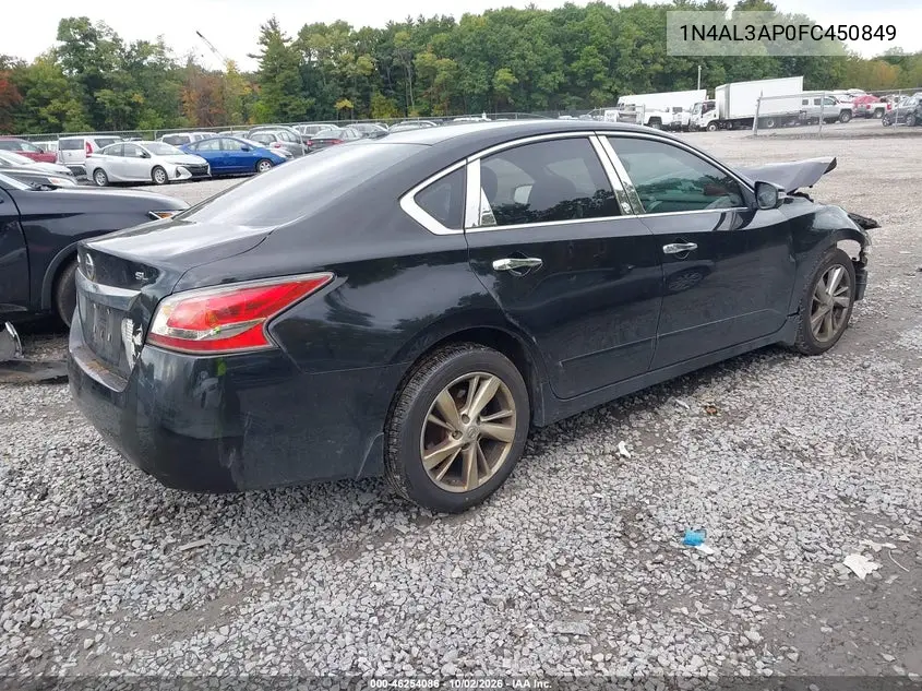 2015 NISSAN ALTIMA VIN 1N4AL3AP0FC450849 — фото 4