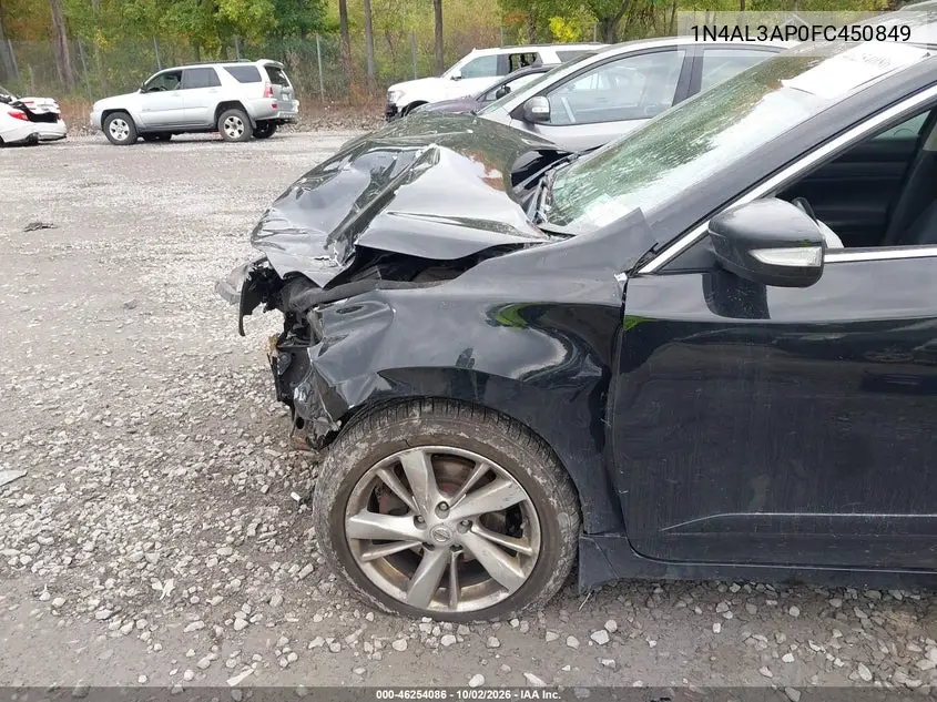 2015 NISSAN ALTIMA VIN 1N4AL3AP0FC450849 — фото 6