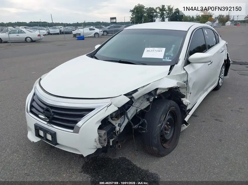 2015 NISSAN ALTIMA VIN 1N4AL3AP0FN392150 — фото 2