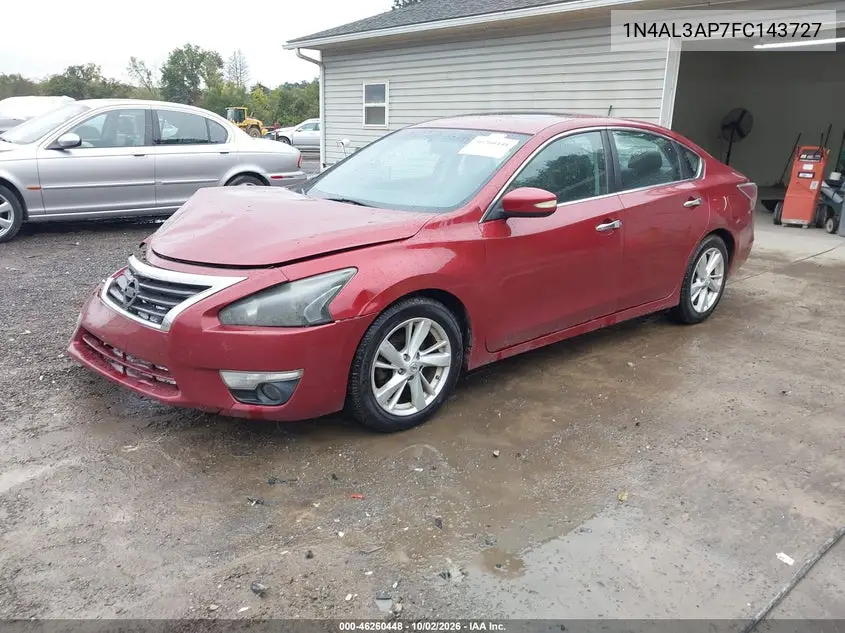 2015 NISSAN ALTIMA VIN 1N4AL3AP7FC143727 — фото 2