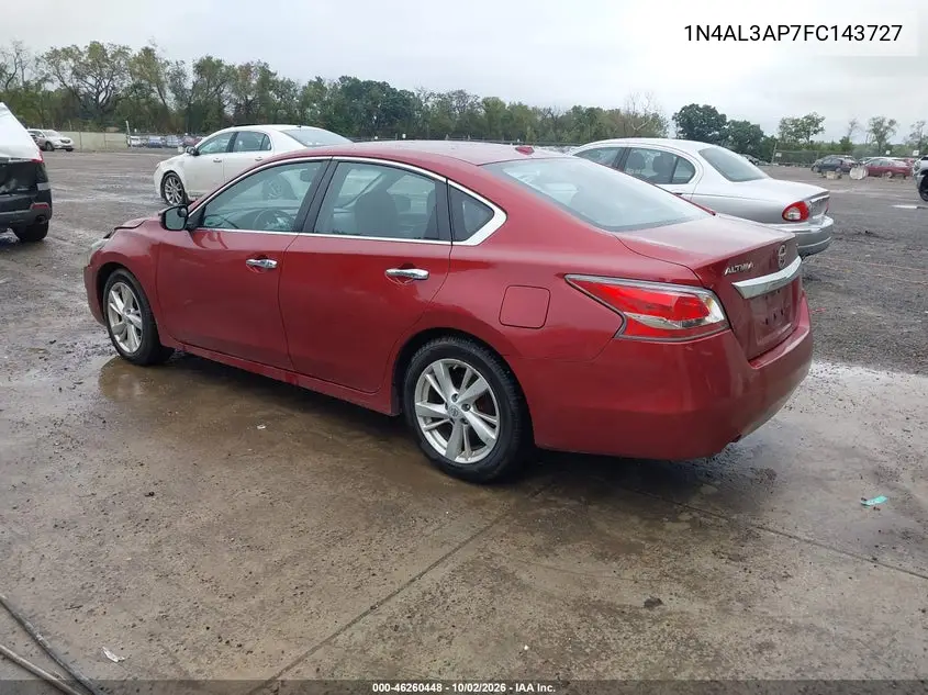 2015 NISSAN ALTIMA VIN 1N4AL3AP7FC143727 — фото 3