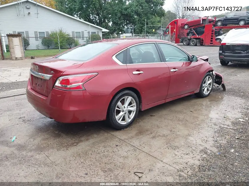 2015 NISSAN ALTIMA VIN 1N4AL3AP7FC143727 — фото 4
