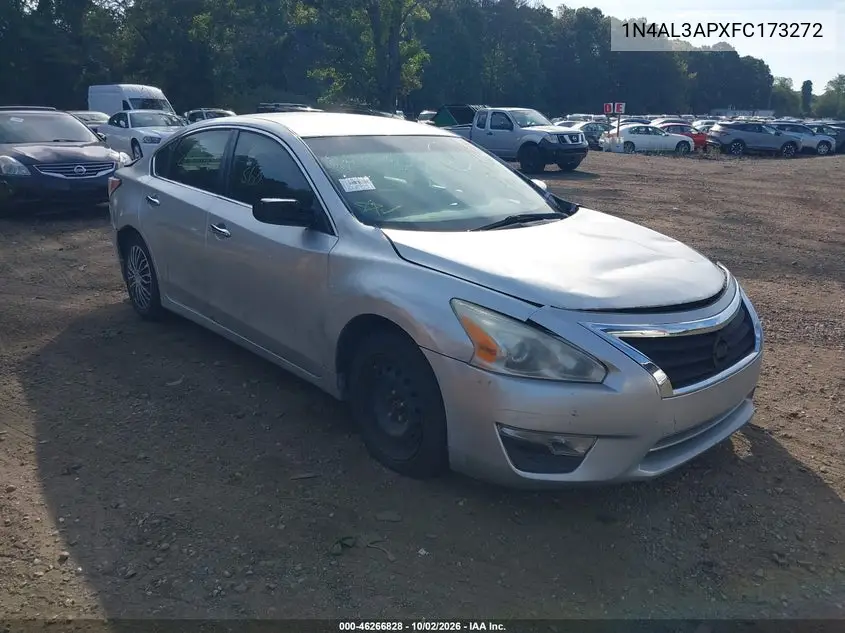 NISSAN ALTIMA 2015, VIN 1N4AL3APXFC173272