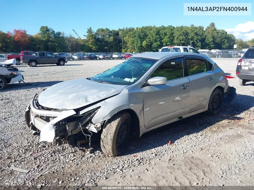 2015 NISSAN ALTIMA VIN 1N4AL3AP2FN400944 — фото 2